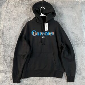 Carrots x Felt Wordmark Hoodie Black Size L CF-WHD Anwar Streetwear NWT